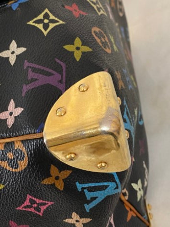 Louis Vuitton Black Multicolor Monogram Speedy 30 Bag