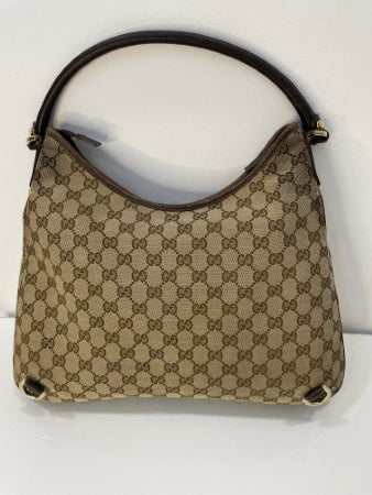 Gucci Brown GG Abbey Medium Hobo Bag