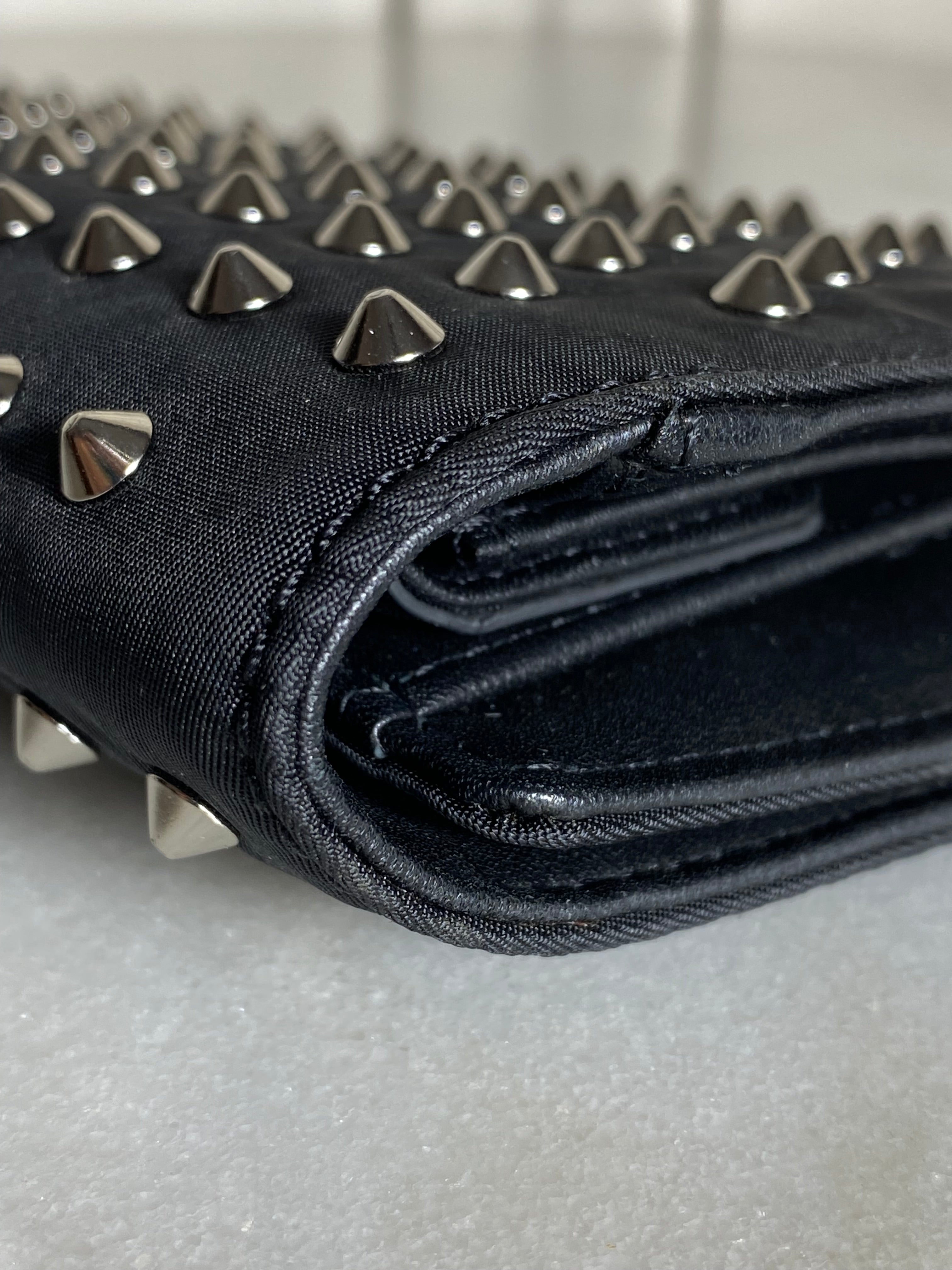 Givenchy Black Studded Long Wallet