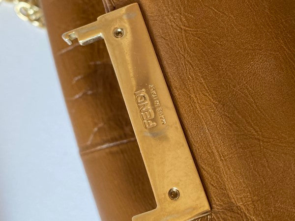 Fendi Brown Baguette Shoulder Bag