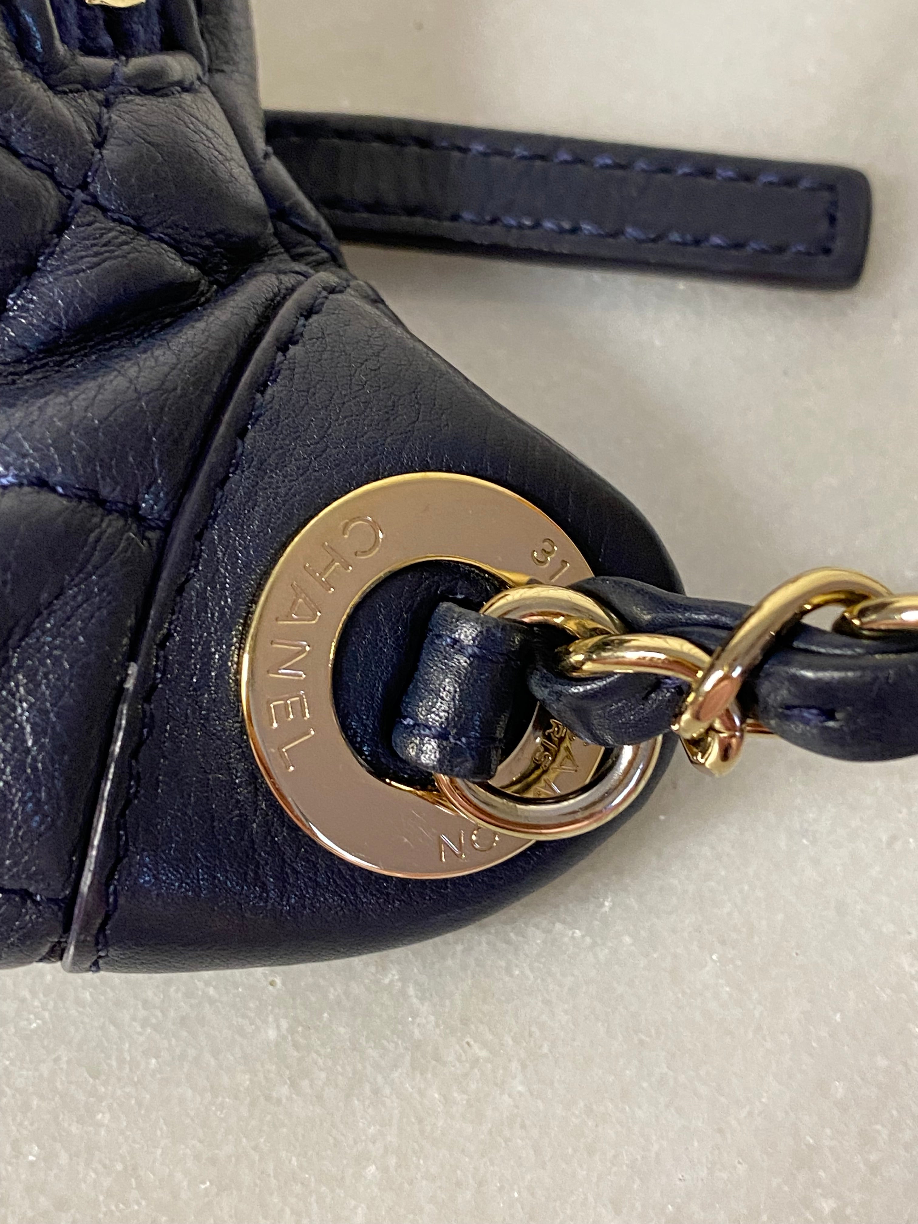 Chanel Navy Waist Bag