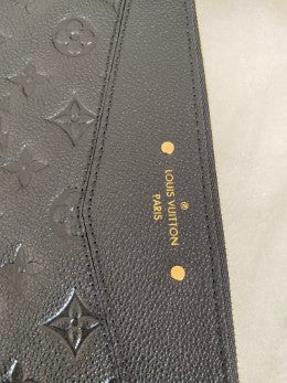 Louis Vuitton Black Monogram Empreinte Clutch