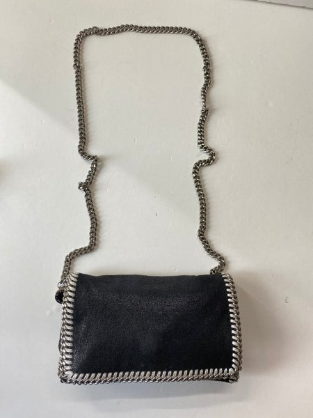 Stella Mccartney Tiny Black Falabella Crossbody Bag