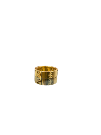 Cartier 18K Yellow Gold Ring 52