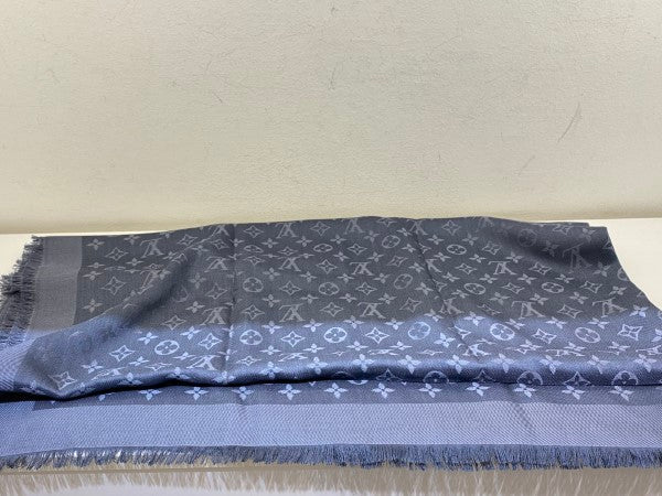 Louis Vuitton Baby Blue Monogram Scarf