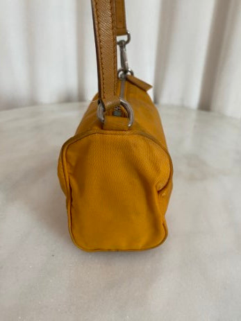 Prada Yellow Nylon Small Bag