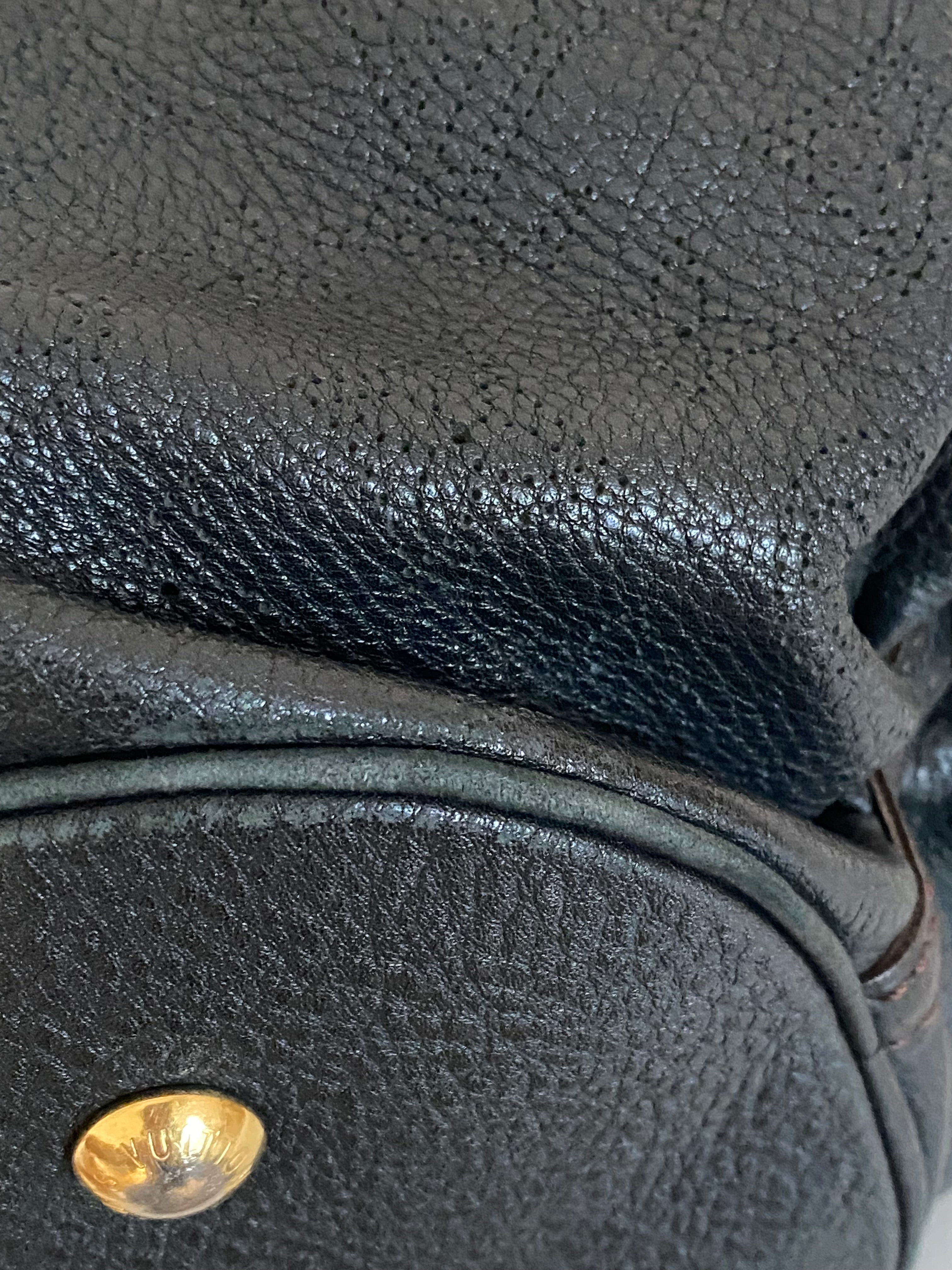 Louis Vuitton Black Mahina Tote Bag