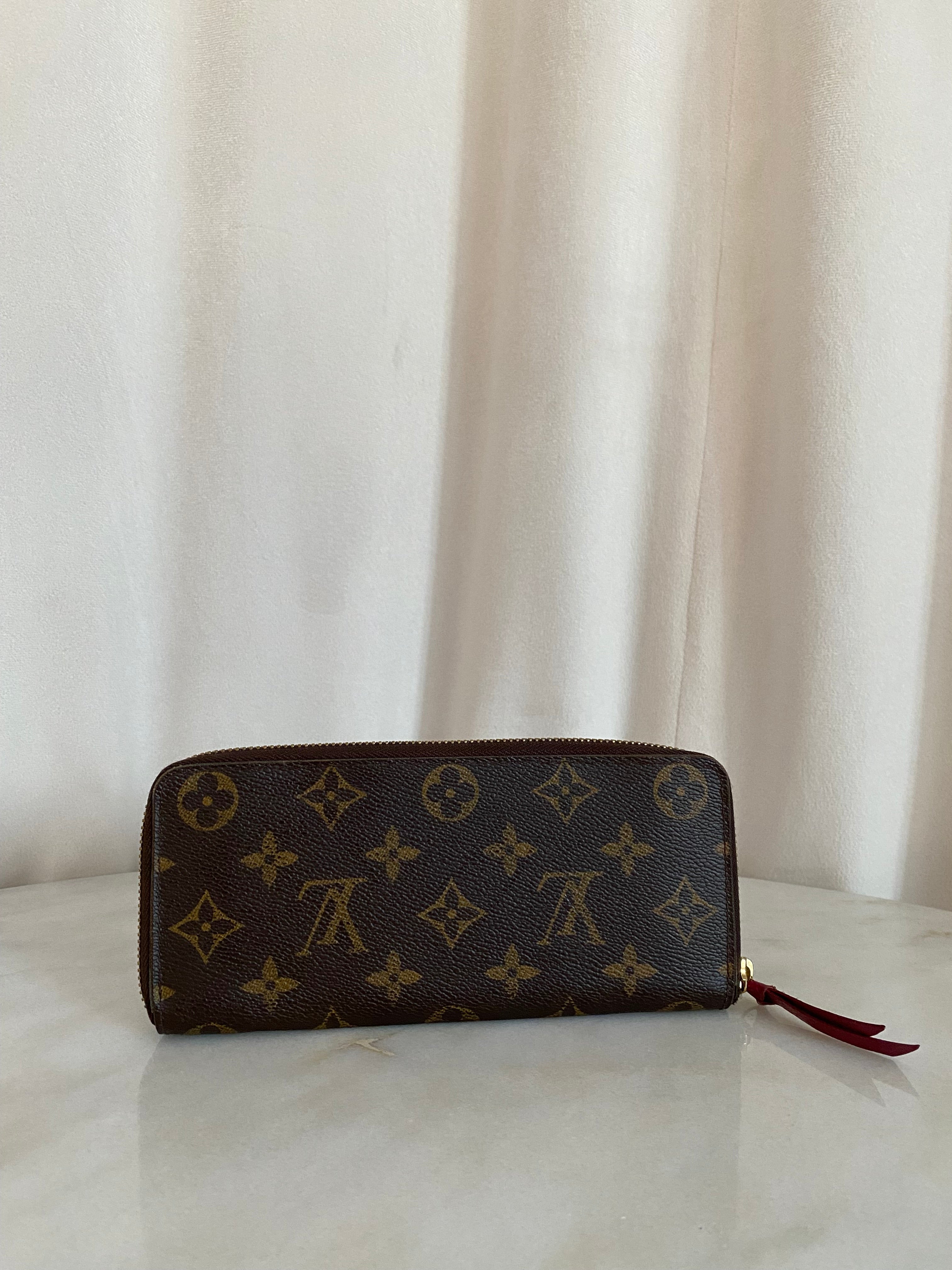 Louis Vuitton Monogram Clemence Long Zip Wallet