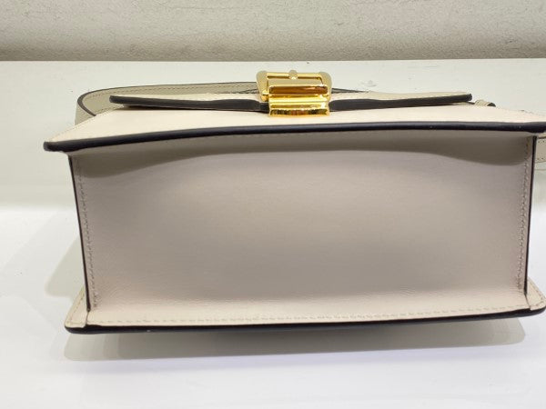 Gucci White Sylvie Mini Crossbody Bag