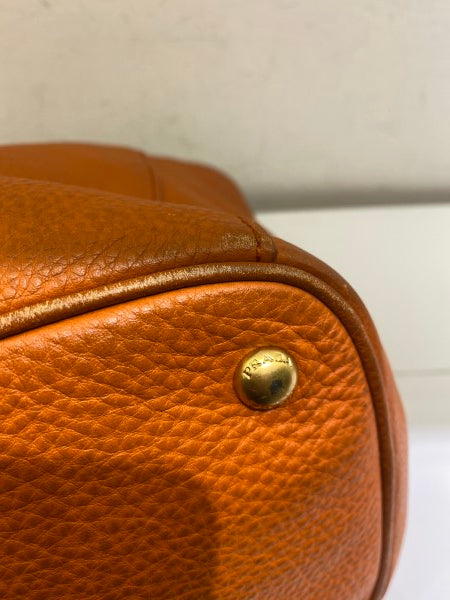 Prada Orange Vitello Daino Bag