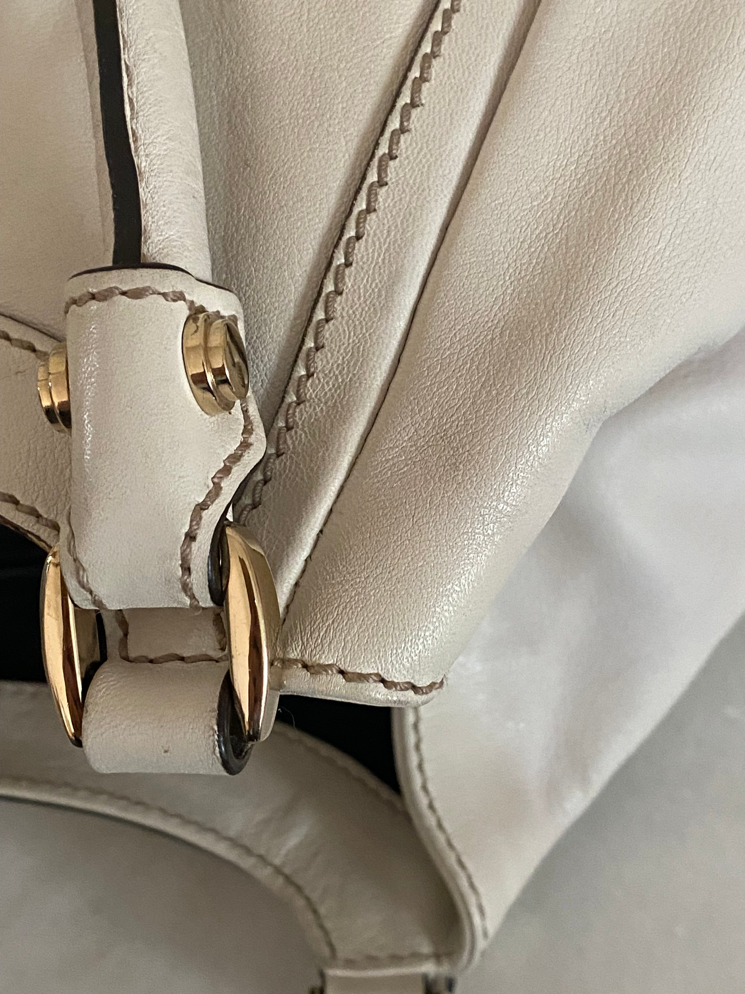 Gucci Off White D Ring Shoulder Bag