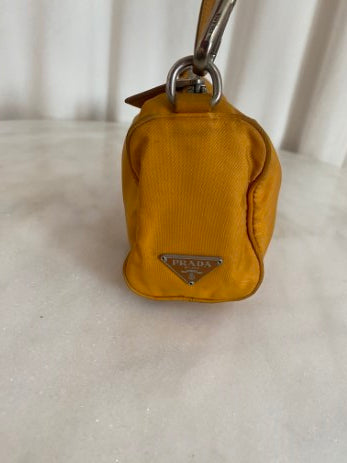 Prada Yellow Nylon Small Bag