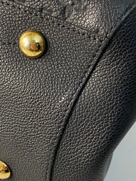 Louis Vuitton Black Montaigne Empreinte Tote Bag