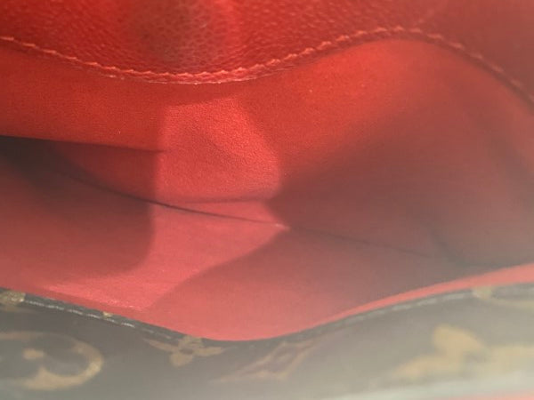 Louis Vuitton Monogram Red Pallas BB Tote Bag