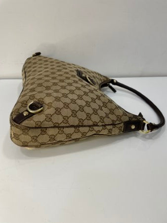 Gucci Brown GG Abbey Medium Hobo Bag