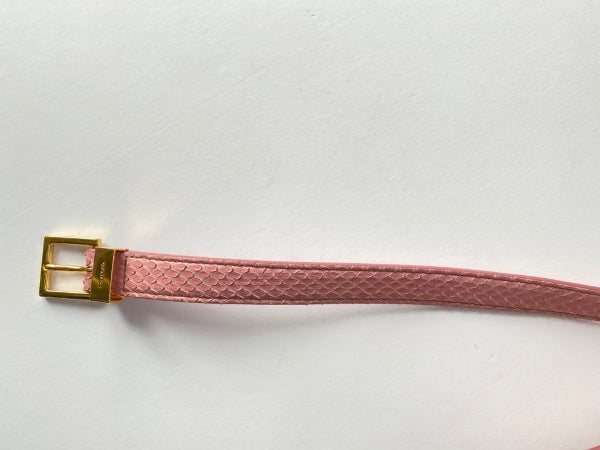 Tom Ford Pink Python Natalia Twist Lock Bag