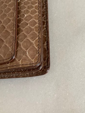 Gucci Brown Python Hobo Bag