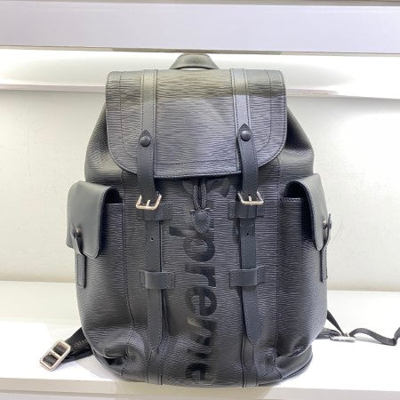 Louis Vuitton x Supreme Black Backpack Bag