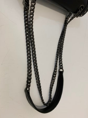 Prada Black Flap Studded Crossbody Bag