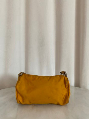 Prada Yellow Nylon Small Bag