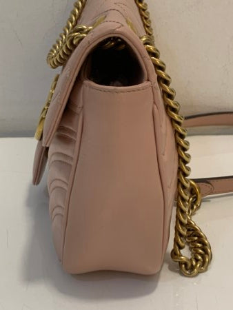 Gucci Powder Pink GG Marmont Small Bag