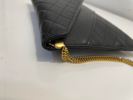 YSL Black Gaby Envelope Pouch