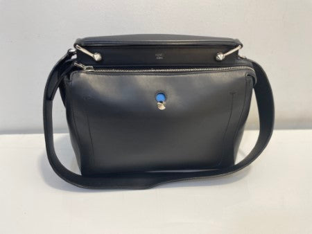 Fendi Black Dotcom Satchel Bag