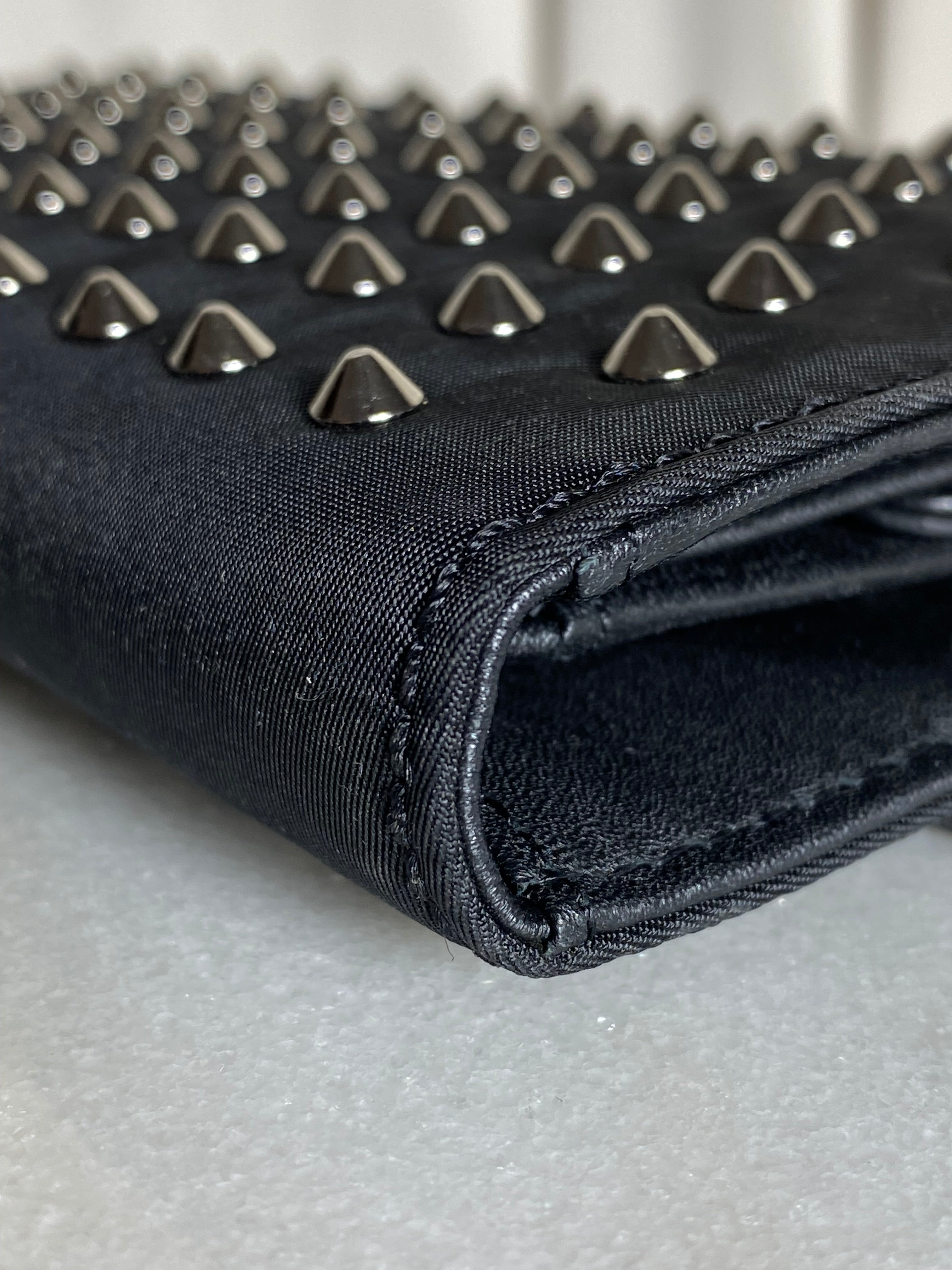 Givenchy Black Studded Long Wallet