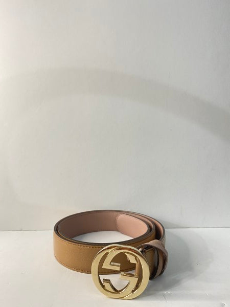 Gucci Beige Interlocking G Belt 32