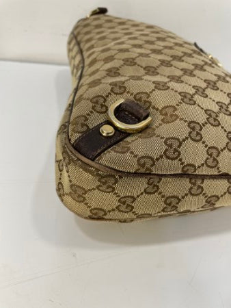 Gucci Brown GG Abbey Medium Hobo Bag