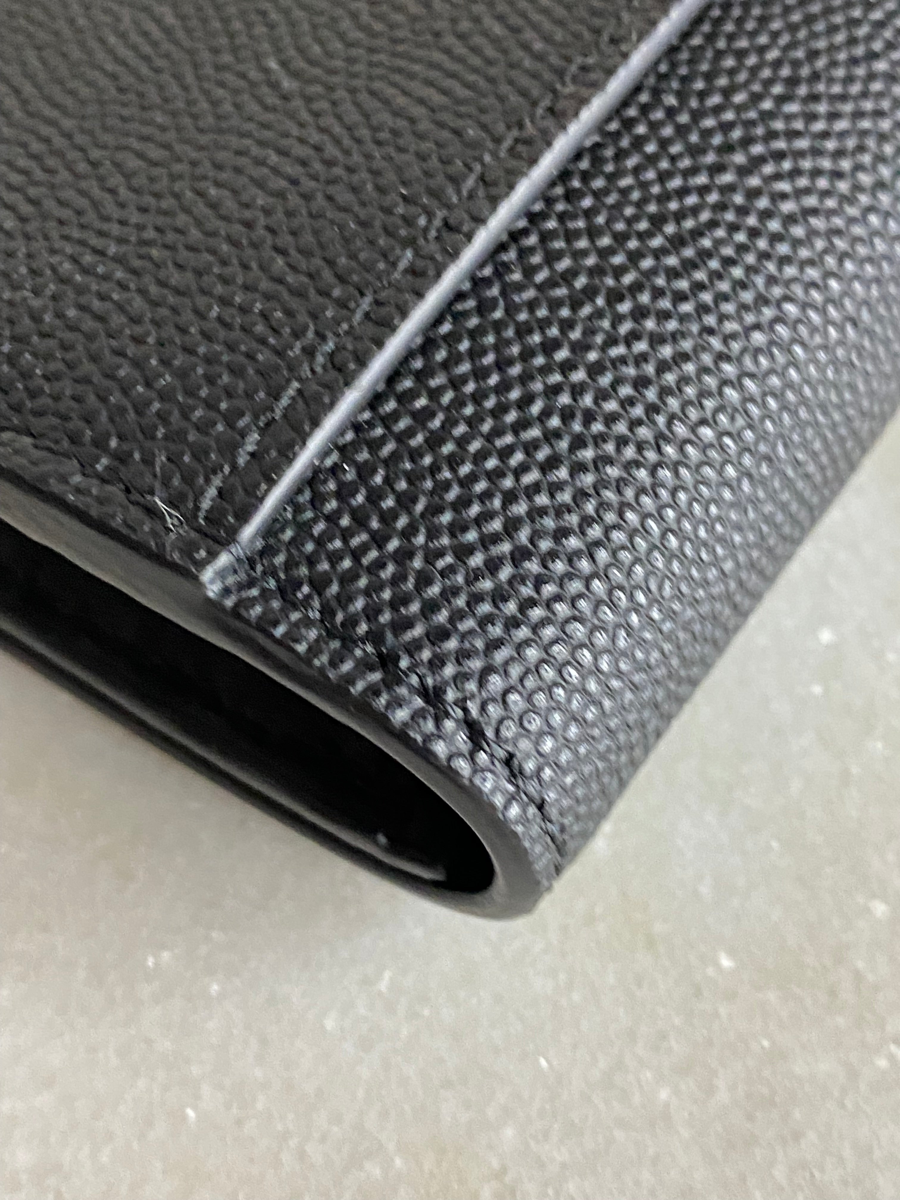 Burberry Black TB Long Wallet