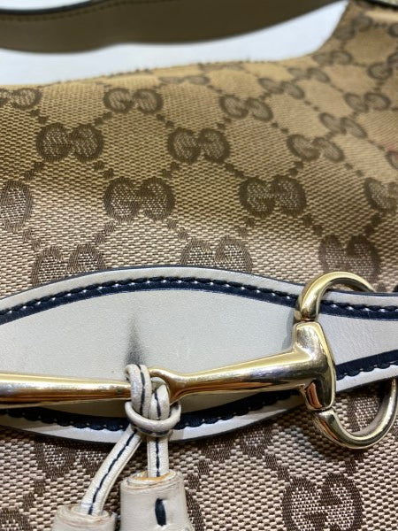 Gucci Bicolor GG Emily Hobo Bag