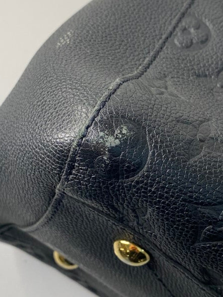 Louis Vuitton Black Montaigne Empreinte Tote Bag