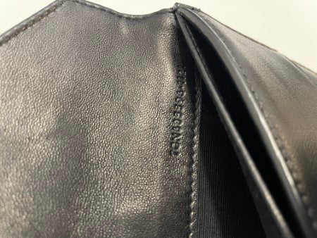 YSL Black Gaby Envelope Pouch