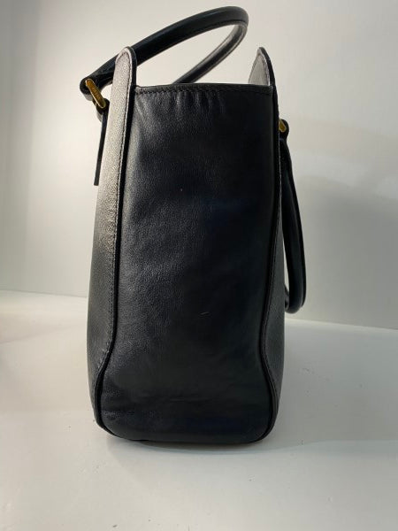 Prada Black Top Handle Tote Bag