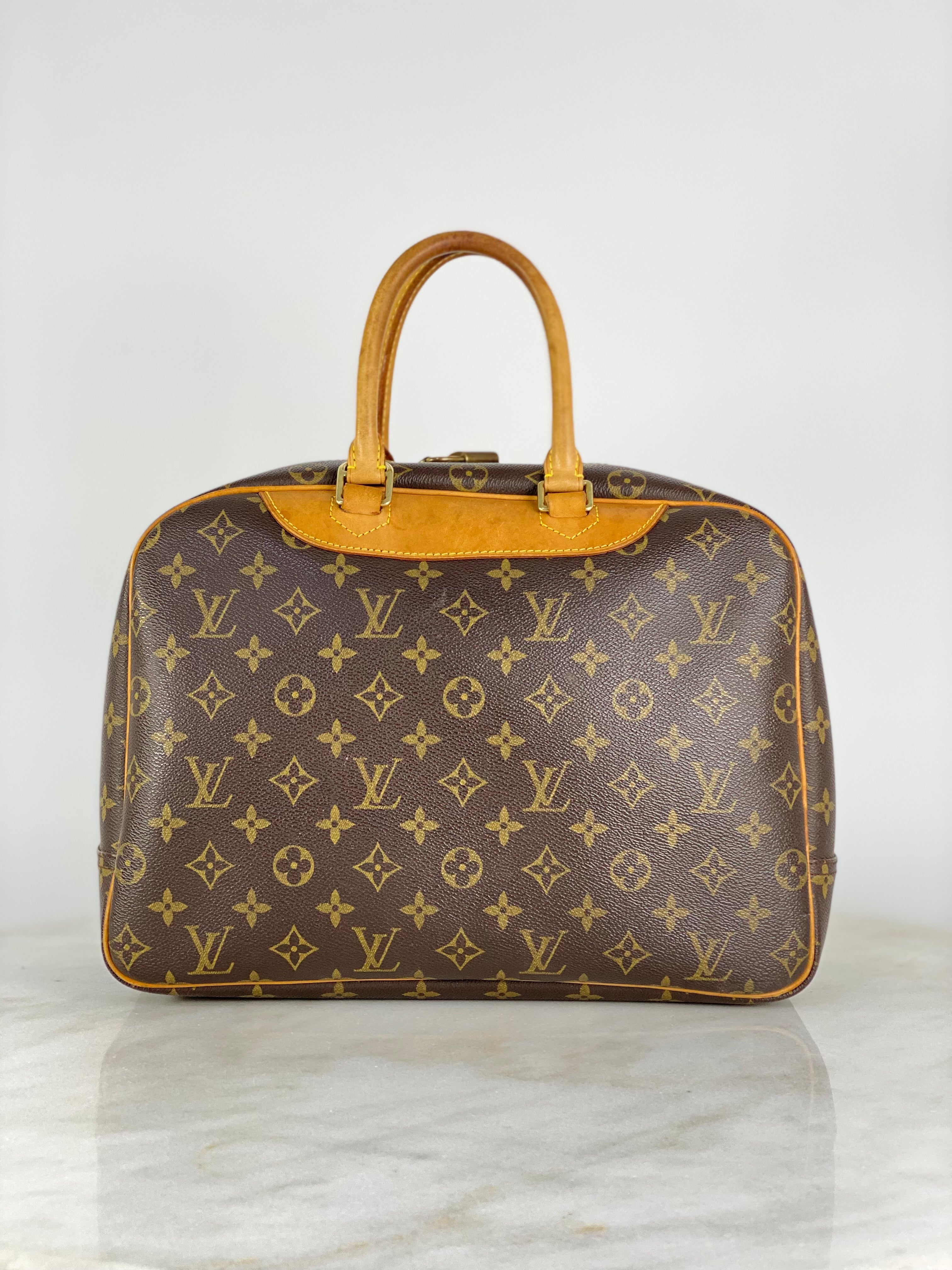 Louis Vuitton Monogram Deauville Top Handle Bag