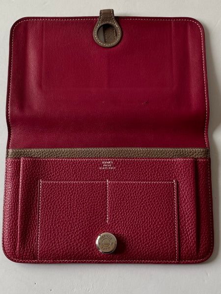 Hermes Bicolor Dogon Long Wallet