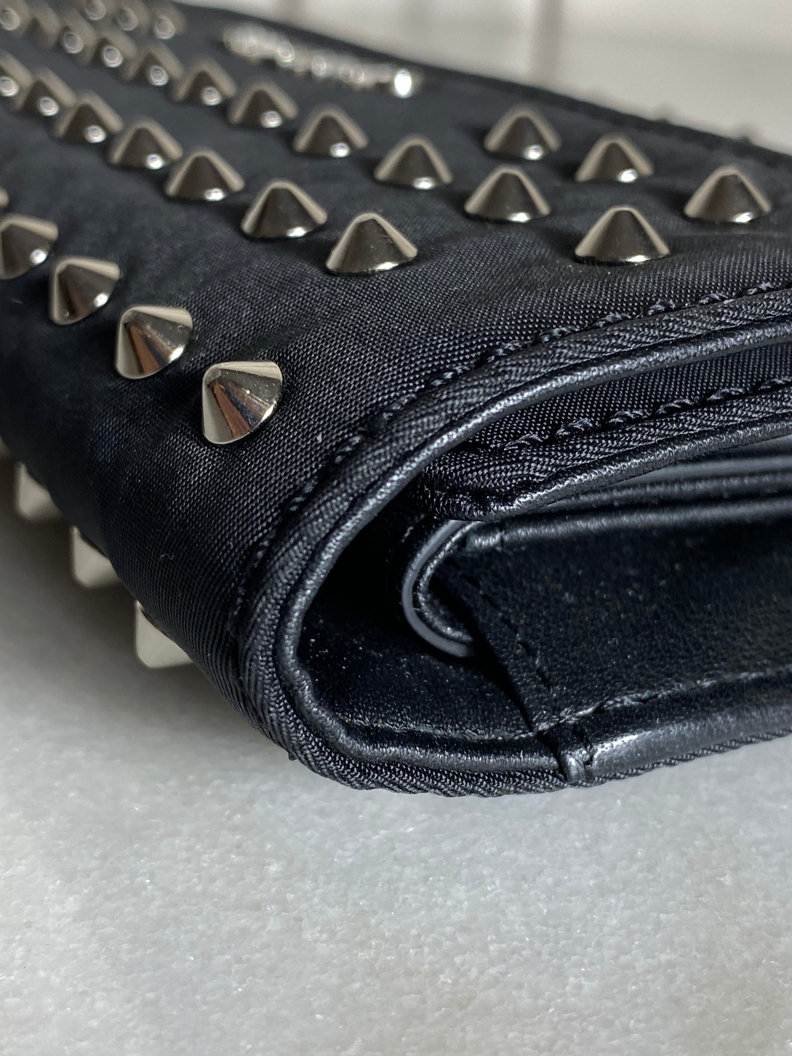 Givenchy Black Studded Long Wallet