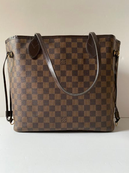 Louis Vuitton Damier Ebene Neverfull MM Bag