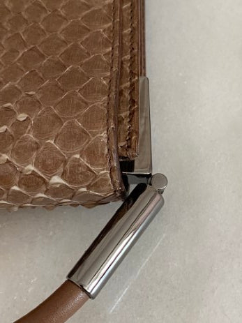 Gucci Brown Python Hobo Bag