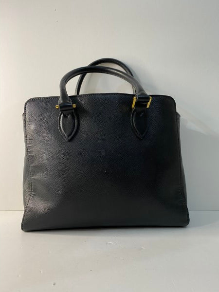 Prada Black Top Handle Tote Bag