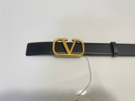 Valentino Black Vlogo Belt 44