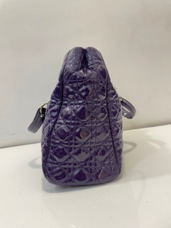 Christian Dior Soft Purple Lady Dior Large Bag