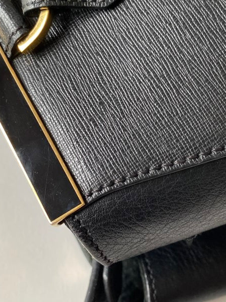 Fendi Black 2 Jour Bag