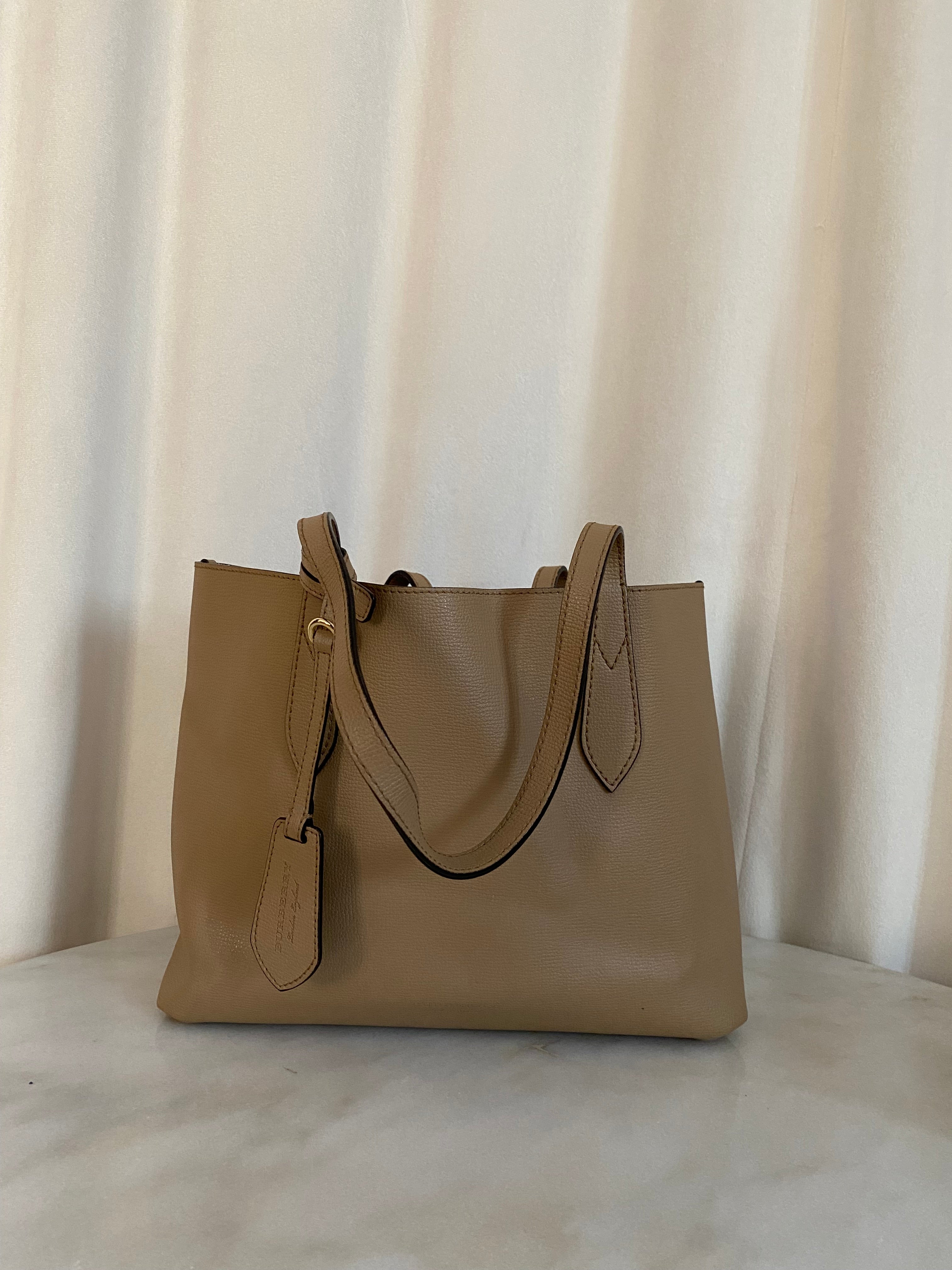 Burberry Beige Reversible Shoulder Bag