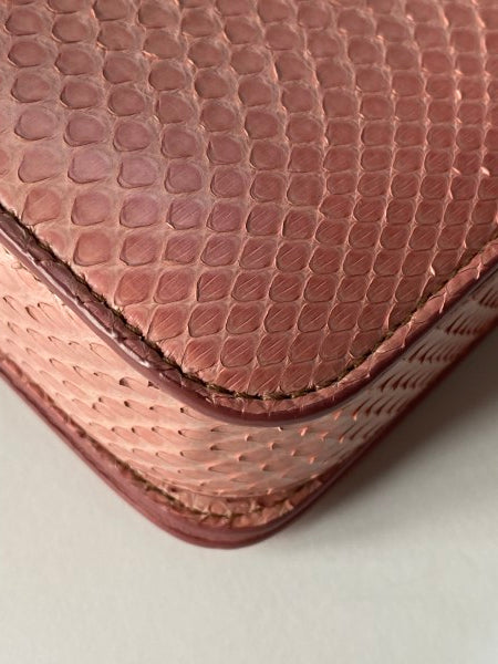 Tom Ford Pink Python Natalia Twist Lock Bag