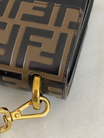 Fendi Bicolor Kan U Top Handle Bag