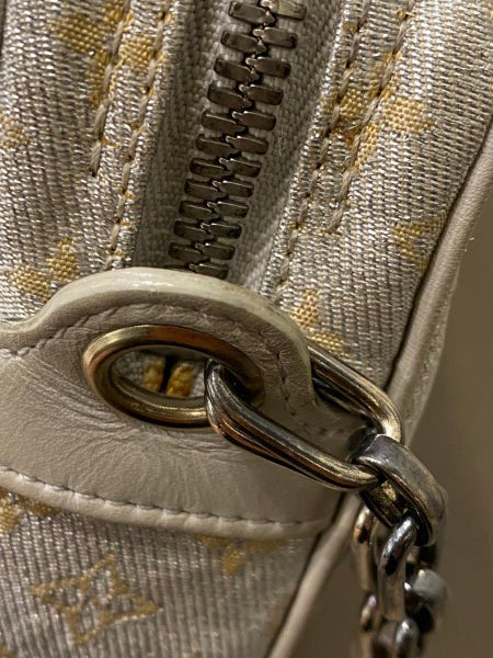 Louis Vuitton Silver Monogram Mckenna Chain Bag