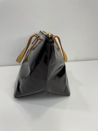 Louis Vuitton Burgundy Bellevue Tote Vernis Bag