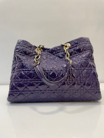 Christian Dior Soft Purple Lady Dior Large Bag